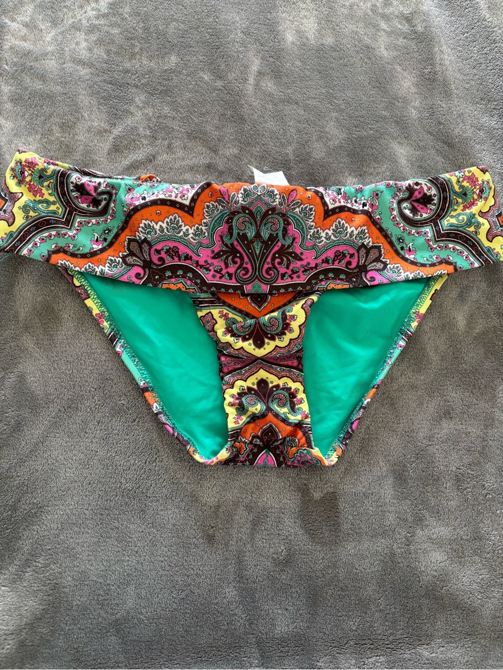 Becca Swim Bora Bora Paisley Print Hipster Bikini Bottom - Size M